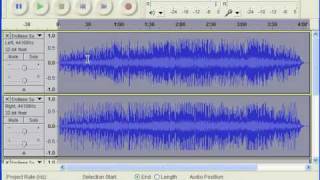 Converting audio to midside stereo with Audacity [upl. by Luhem]