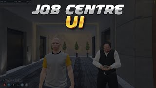 QBESX JOB CENTRE UI FREE  FiveM Roleplay Scripts  FiveM Tutorial 2024  MJ DEVELOPMENT [upl. by Aicitel]