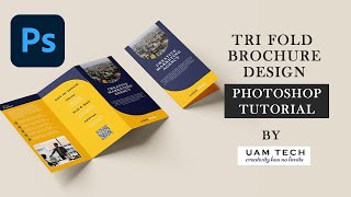 Easy Brochure Design in Photoshop – StepbyStep Tutorial [upl. by Joletta]