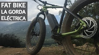 Review Fat Bike Eléctrica  Bicicleta Probada en Ciudad Nieve Arena y Bike Park [upl. by Nahgen]