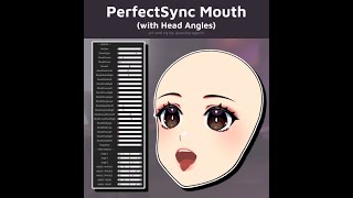 ✨ PerfectSync Mouth Study File for Live2D on KoFi✨ [upl. by Anyzratak23]