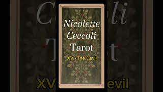 Nicolette Ceccoli Tarot XV  The Devil guidance tarotcards tarotreading help [upl. by Kaslik109]