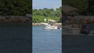 SMALL BOAT HEADING OUT TO THE GULF COAST – VENICE FLORIDA JETTY ADVENTURE [upl. by Sieracki]