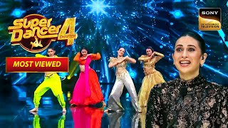 सारे Contestants ने मिलकर दिया Karisma Kapoor को Tribute  Super Dancer 4  Most Viewed [upl. by Dwinnell]