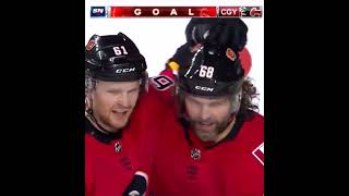 Jaromir Jagr’s last National League goal assisted by Johnny Hockey [upl. by Gemma]