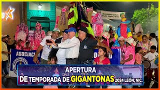 Apertura de Temporada de Gigantonas 2024 León Nic [upl. by Aissatsana]