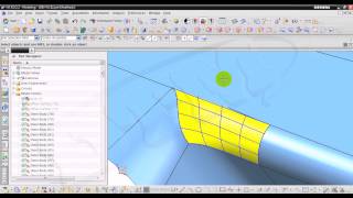 NX8  11 change edg isoparametric curve [upl. by Ellohcin]