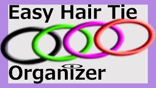 Easy Hair Tie Organizer [upl. by Rodgiva423]