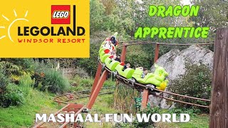 Dragons Apprentice Ride at Legoland windsor On Ride POV 4k Mashaal Fun World [upl. by Latsyrc]