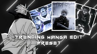 Trending Manga Edit Presets  Alight Motion 1 [upl. by Bailie]