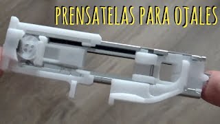 Como usar el prénsatelas para ojales [upl. by Paske]