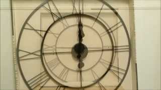 60cm Round Metal Wall Clock [upl. by Airehc]