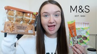 TASTE TESTING NEW IN SNACKS FROM MampS  2024 [upl. by Giaimo953]