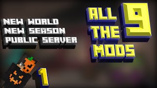 ATM 9 NEW WORLD CREATE ADDED PUBLIC SERVER  World 2 Episode 1 [upl. by Merci862]