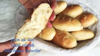 pain au lait recette facile  sutlu ekmek kolay tarif 🥖 [upl. by Airtemad821]