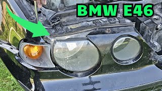 BMW E46 Headlight Removal  Quick Guide [upl. by Galven888]