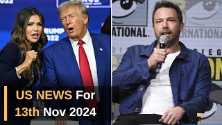 United states of America news Updates for 13th Nov Oct 2024 Trending News Top trends [upl. by Alywt]