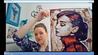 Audrey Hepburn Diamond Painting Finish [upl. by Tremml]