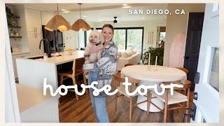 HOUSE TOUR my 3 bedroom 1500 sq ft beach home in Oceanside CA [upl. by Ande]