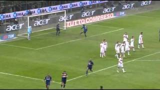 Inter 41 Bologna 201011 [upl. by Hobie]