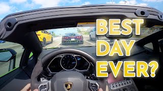 POV Driving the Lamborghini Aventador 50th Anniversary Sian Chase [upl. by Hayott142]