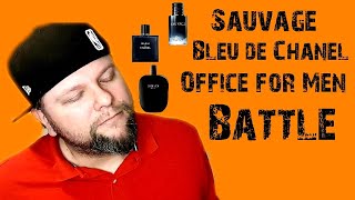 Sauvage vs Bleu de Chanel vs Office for Men  Fresh Battle [upl. by Yecaw]