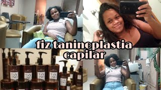 FIZ TANINOPLASTIA CAPILAR O QUE ACHEIVALORESCOMO ELA AGE NO CABELO taninoplastiacapilar [upl. by Betthezul]