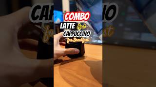 Combo Latte and Cappuccino for Breakfast  How to make latte and cappuccino at home [upl. by Boony504]