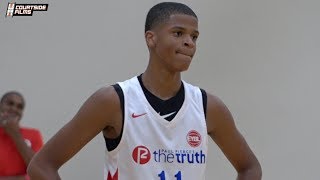 SHAQs Youngest Son Shaqir ONeal Highlights From EYBL Dallas EYBL [upl. by Hcire]