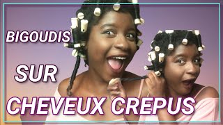 Je Teste Des Bigoudis Sur Mes Cheveux Crépus Et Que Dire [upl. by Cathie]