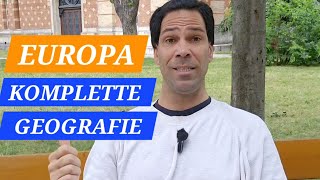 Komplette Geografie Europas in 30 Minuten  Flüsse Berge Sprachen Klima Vegetation Währungen [upl. by Haelhsa]