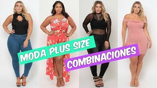 Ropa de Moda para Gorditas  2017  Combinaciones  Outfits Casuales  Moda Plus Size [upl. by Recor675]