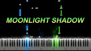 Mike Oldfield ft Maggie Reilly  Moonlight Shadow Piano Tutorial [upl. by Rahas]