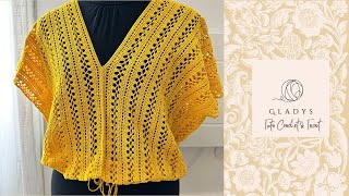 TUTO CROCHET  TOP quotMAYAquot [upl. by Ehcadroj]