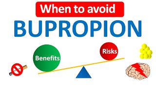 Bupropion and its contraindications  When to avoid [upl. by Ahtanoj]