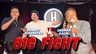 Puneet SuperStar vs Deepak Kalal Big Fight in Indias Got Latent Show 😱  samayraina [upl. by Ardnaek920]