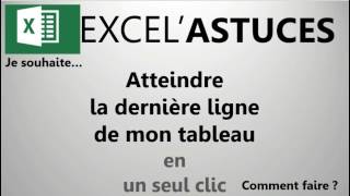 EXCEL  DÉPLACEZVOUS RAPIDEMENT DANS UN TABLEAU 13 [upl. by Ainaznat]