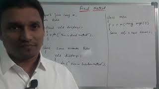 Final Method in Java  What is Final Method in Java  Java Programming  in Telugu [upl. by Calderon]