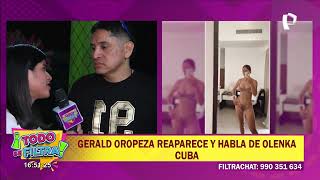 Gerald Oropeza sobre Olenka Cuba quotNunca tuve nada con ellaquot [upl. by Roshan640]