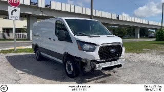 A40212  2021 FORD TRANSIT 150 CARGO VAN  SALVAGE [upl. by Annirac]