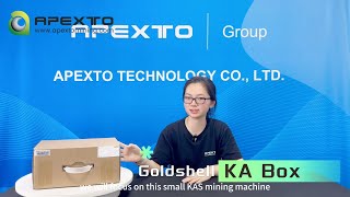 Goldshell KAS Miner KA BOX Review—— Unboxing and Testing [upl. by Alidia]