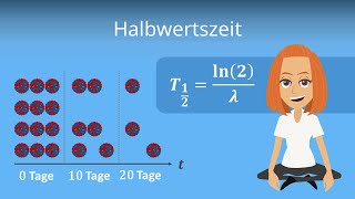 Halbwertszeit berechnen  einfach erklärt [upl. by Damian28]