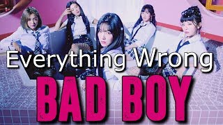 Everything Wrong With Red Velvet  BAD BOY [upl. by Hajile]