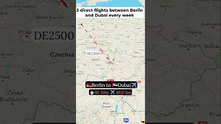 🇩🇪Berlin to 🇦🇪Dubai direct flight✈️aviation airport airtravel shorts ytshorts youtubeshorts [upl. by Suidaht]