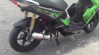 Kymco Super 8 50cc Yoshimura Exhaust [upl. by Goat494]