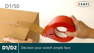 D1D2  Dévidoir à main pour scotch simple face ⎮ DERFI [upl. by Clyve]