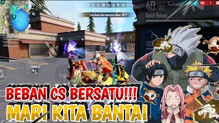 KETIKA BEBAN CS BERSATU DISITULAH KALIAN MATI KUTU MENTAL BAJAK NIH BOSD FREE FIRE BATALGROND [upl. by Weld841]