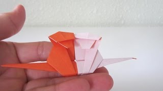 TUTORIAL  Year of the Monkey Origami Twin Monkeys [upl. by Schott333]