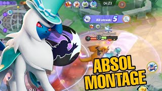 Absol is my new favourite Pokemon for solo Queue  Pokemon unite clips [upl. by Weintrob]