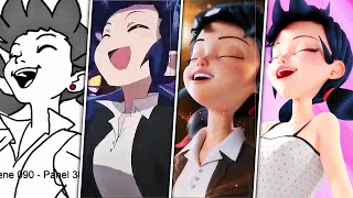 Miraculous Ladybug Transformations Comparison from Anime to 3D [upl. by Romo915]